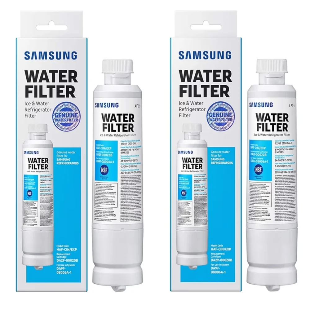Genuine 2 Pack Samsung DA29-00020B HAF-CIN/EXP Refrigerator Water Filter New